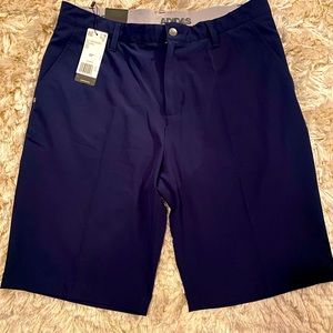 NWT Adidas Navy Blue Golf Shorts 33 Waist